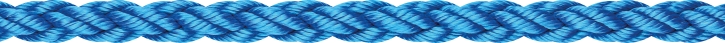 LIROS Squareline - PP , schwimmfähig , 12 mm , blau , BRL 2100daN