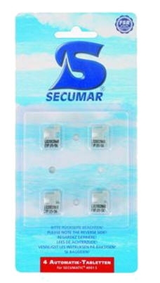 Secumar PILL-BOX 4, Set mit 4 Tabletten