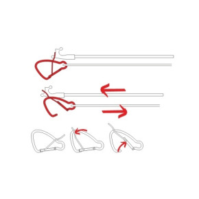 KONG Mooring Hook - Mooring Haken - Bojen Haken  BRL 2400 kg